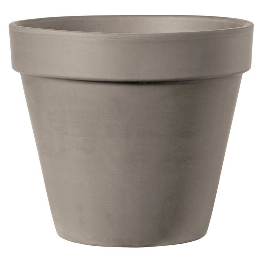 vaso grafite 17cm gris - deroma
