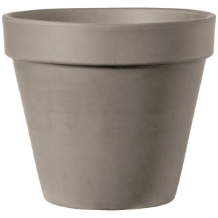 vaso grafite 13cm gris - deroma