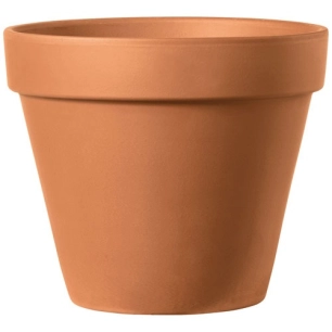 vase brut cotto 31cm rouge - deroma