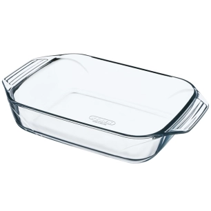 plat à four rectangulaire 31 x 20 cm / 2 l - let's share ! - pyrex