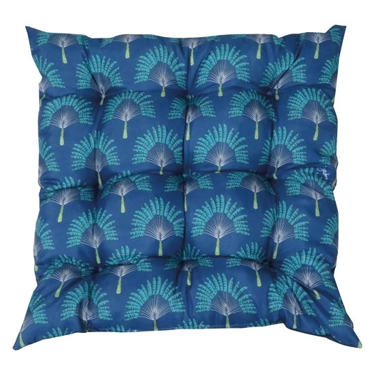 assise de chaise futon carrée jakarta marine - delumi