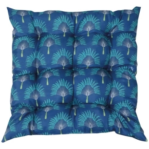 assise de chaise futon carrée jakarta marine - delumi