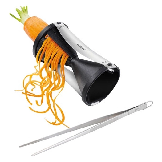 coupe-spirale + pince à dresser soco - spirelli - gefu