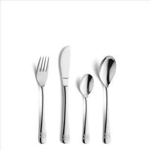 coffret bébé 4 pièces - ourson - amefa