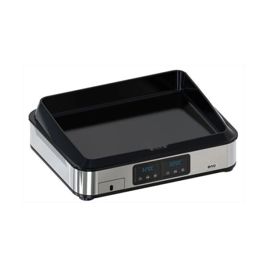 plancha électrique 65 cm 2 zones - enosign inox - 575232014201 - eno