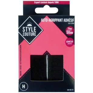 autoagrip adhesif autocollant noir - style couture