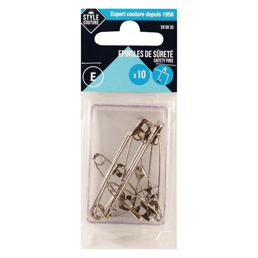 3 epingles de sureté x 10 - style couture