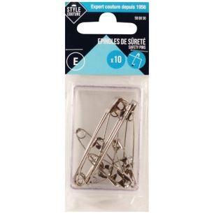 3 epingles de sureté x 10 - style couture