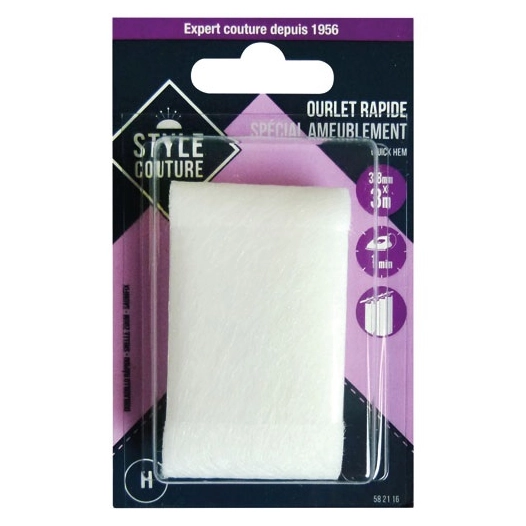 ourlet rapide 3mx38mm - style couture