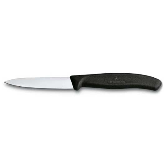 lot de 2 couteaux office 8 cm noir - swissclassic - victorinox