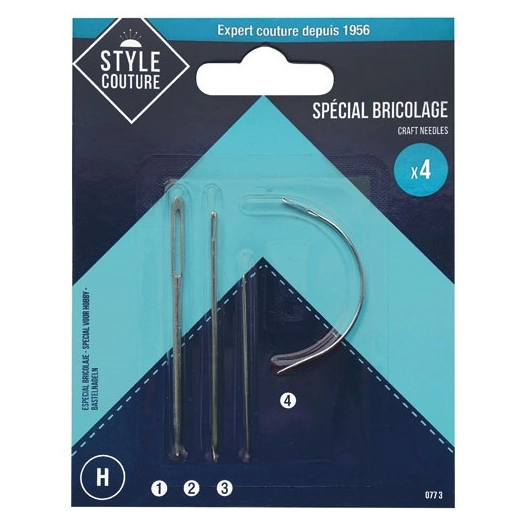 aiguille bricolage x4 - style couture