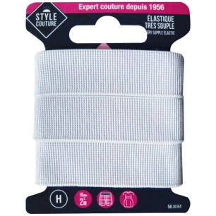 elastique très souple 18mmx2m - style couture