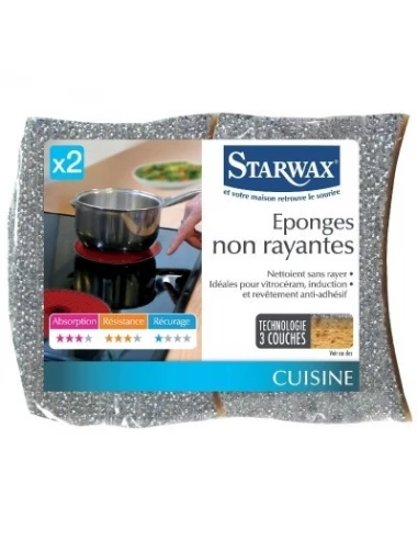 Eponge argent non rayante 2