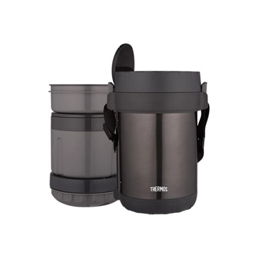 porte-aliments inox à 3 compartiments - thermos