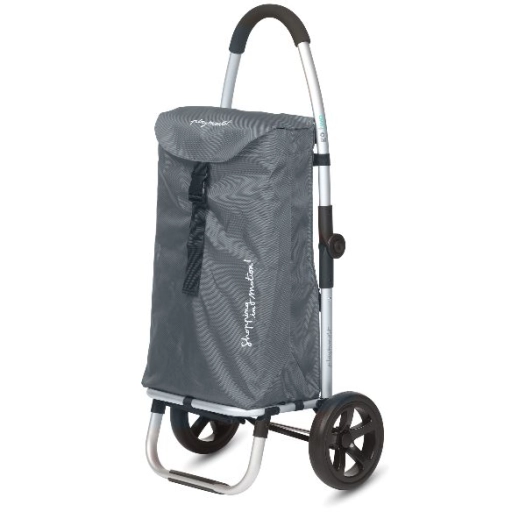 poussette 2 roues / 46 l grise - two go compact - playmarket