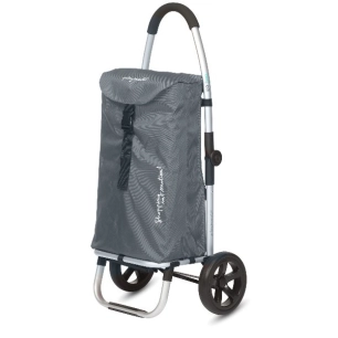 poussette 2 roues / 46 l grise - two go compact - playmarket