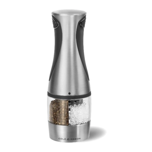 moulin électrique combiné sel et poivre 21 cm - kew - cole et mason