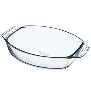 plat à four ovale 30 x 21 cm / 2.1 l - let's share ! - pyrex