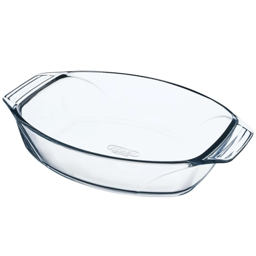 plat à four ovale 35 x 24 cm / 3 l - let's share ! - pyrex