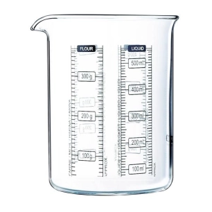 verre doseur 0.5 l - kitchen lab - pyrex