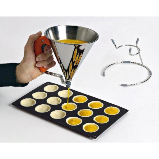 entonnoir à piston automatique 0.8 l orange - kwik - de buyer