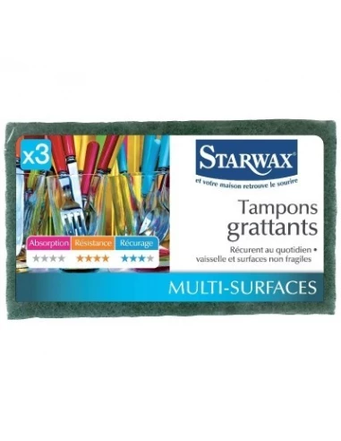 Tampon vert grattant 3