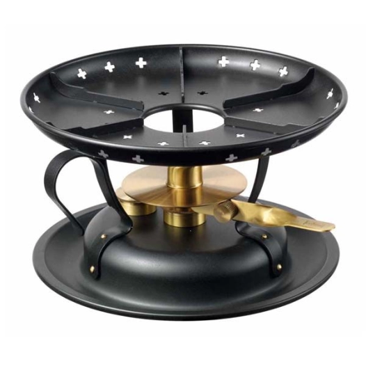 réchaud à fondue avec brûleur à mèche - stockli