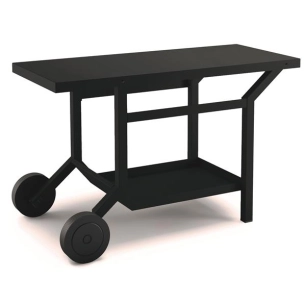 table roulante / chariot pour plancha - tran - forge adour