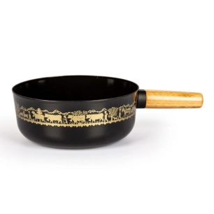 caquelon à fondue emotion 23 cm - alpage - stockli