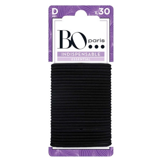 elastiques noirs fins petit modèle - bo paris