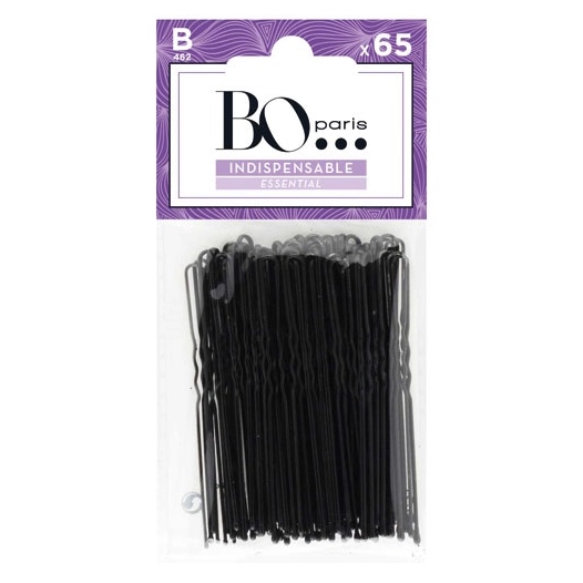 epingles chignon noires grand modèle - bo paris