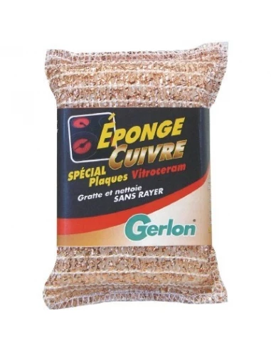 Eponge cuivre pour plaque vitrocéramique - GERLON