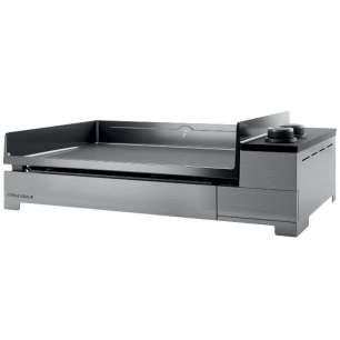 plancha électrique 2 zones - premium inox 60 - premiume60i - forge adour