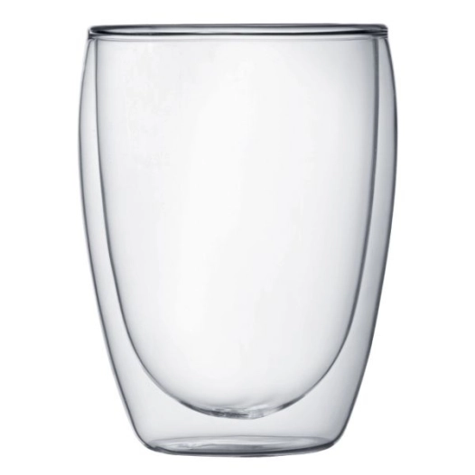 lot de 2 verres double paroi 35 cl - pavina - bodum