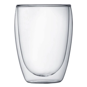 lot de 2 verres double paroi 35 cl - pavina - bodum