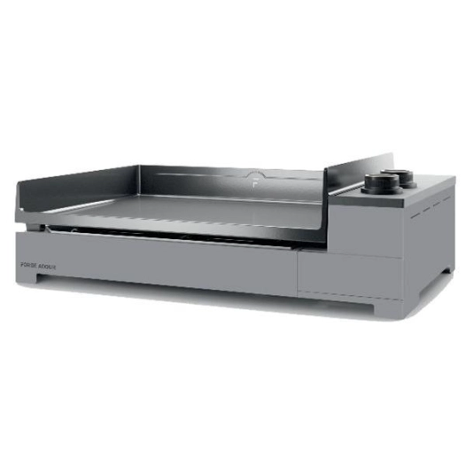 plancha gaz 2 feux - premium acier 60 - premiumg60ang - forge adour