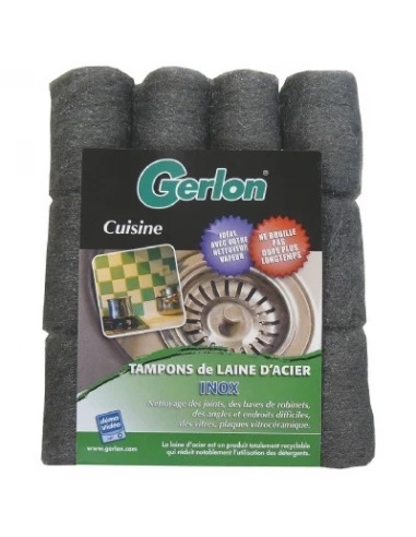 Tampon laine d'acier inox 12