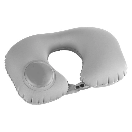 oreiller tour de cou soft 36x26x13cm gris - cao