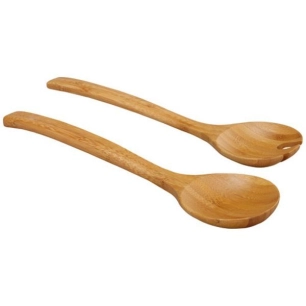 couverts à salade 31 cm - bamboo fsc - point virgule