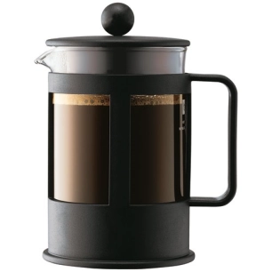 cafetière à piston 4 tasses noire - kenya - bodum