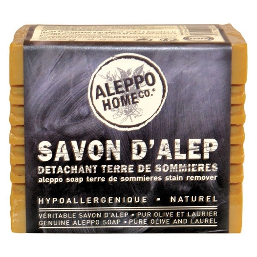 savon d'alep détachant à la terre de sommières 250 g - aleppo home