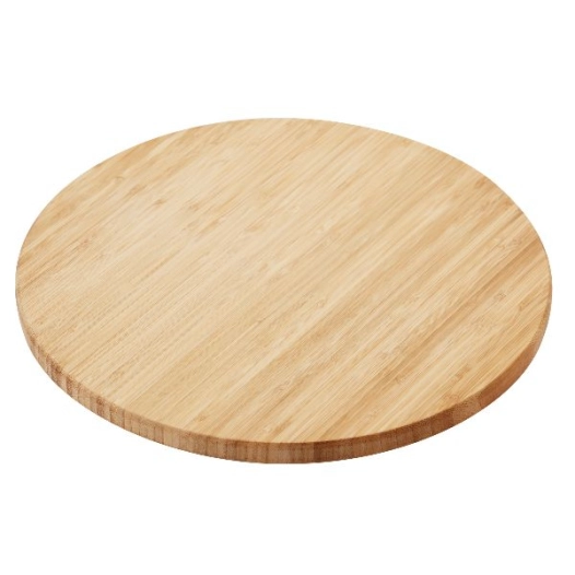 plateau rond pivotant 35 cm en bambou fsc - point virgule