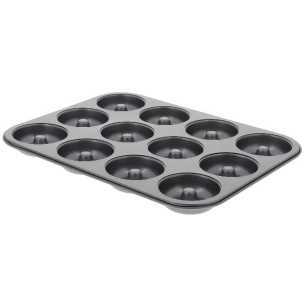 plaque de 12 moules mini-savarins - de buyer