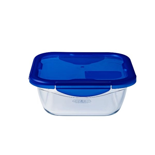 plat carré 16 x 16 cm / 0,8 l - cook & go - pyrex