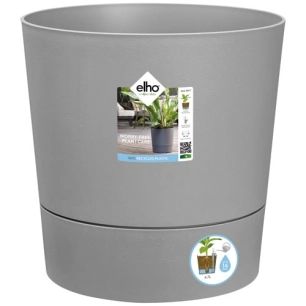 pot greensense aqua care rond 35cm ciment clair - elho