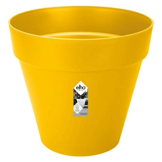 pot loft urban avec roues d.40cm ocre - elho