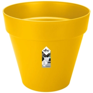 pot loft urban avec roues d.40cm ocre - elho