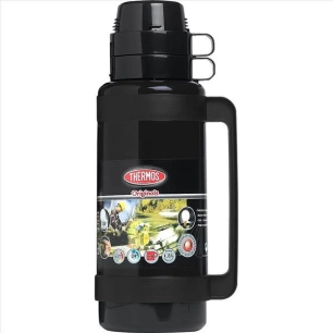 bouteille isolante 1,8l noire - mondial - thermos