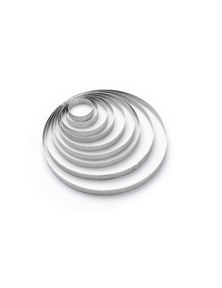Cercle à Tarte Perforé De Buyer Cuisson homogène, fond croustillant - De Buyer
