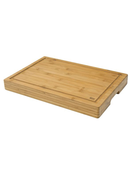 Billot de Table DM CREATION Planche à découper robuste en bois de bout - DM CREATION